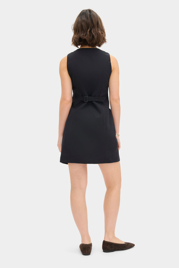 Leah Linen Mini Dress