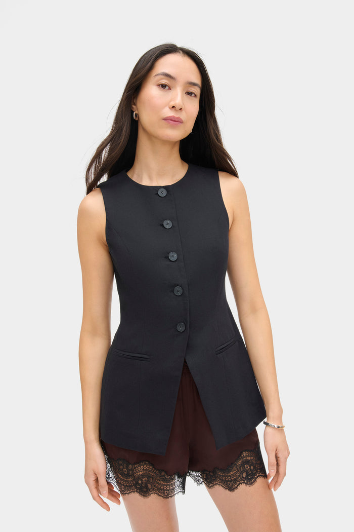 Leo Linen Waistcoat