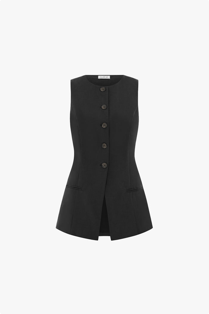 Leo Linen Waistcoat