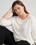 Light-As-Air Long Sleeve Crew Neck Tee - Vapor | Plus Size & Straight Size Women's Fashion | Universal Standard