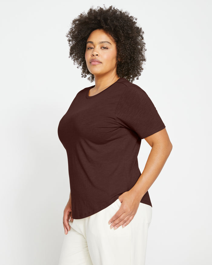 Light-As-Air Tee Rex - Brulee | Plus Size & Straight Size Women's Fashion | Universal Standard