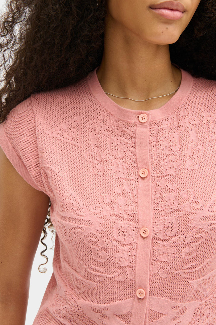 Lisbeth Crochet Knitted Top