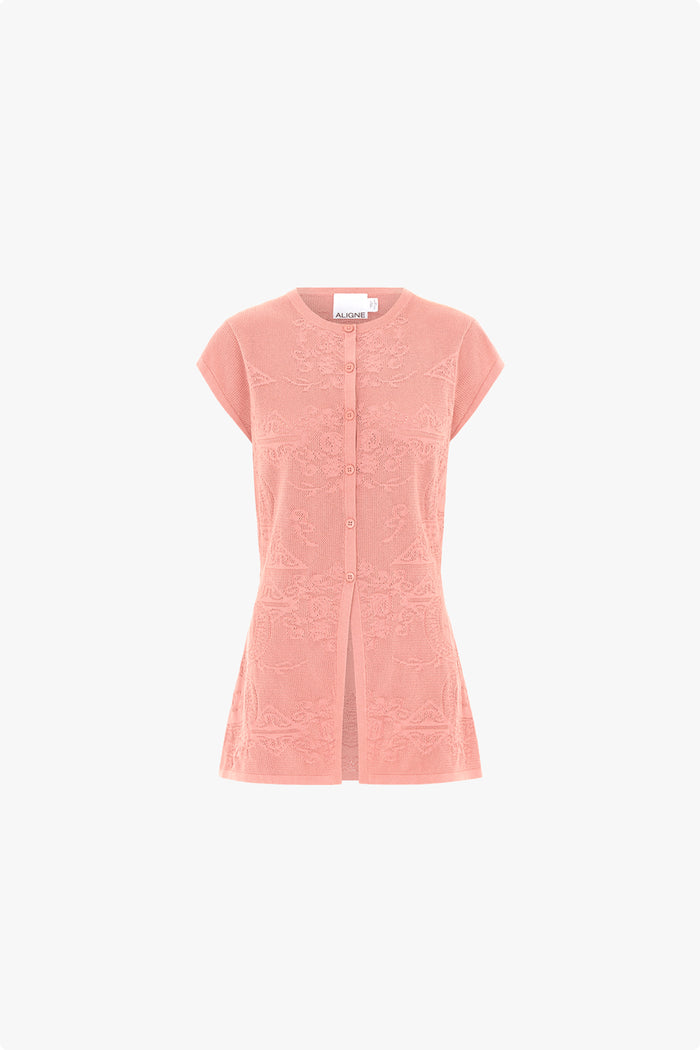 Lisbeth Crochet Knitted Top