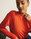 Long Sleeve Garcon Tee - Poppy | Plus Size & Straight Size Women's Fashion | Universal Standard