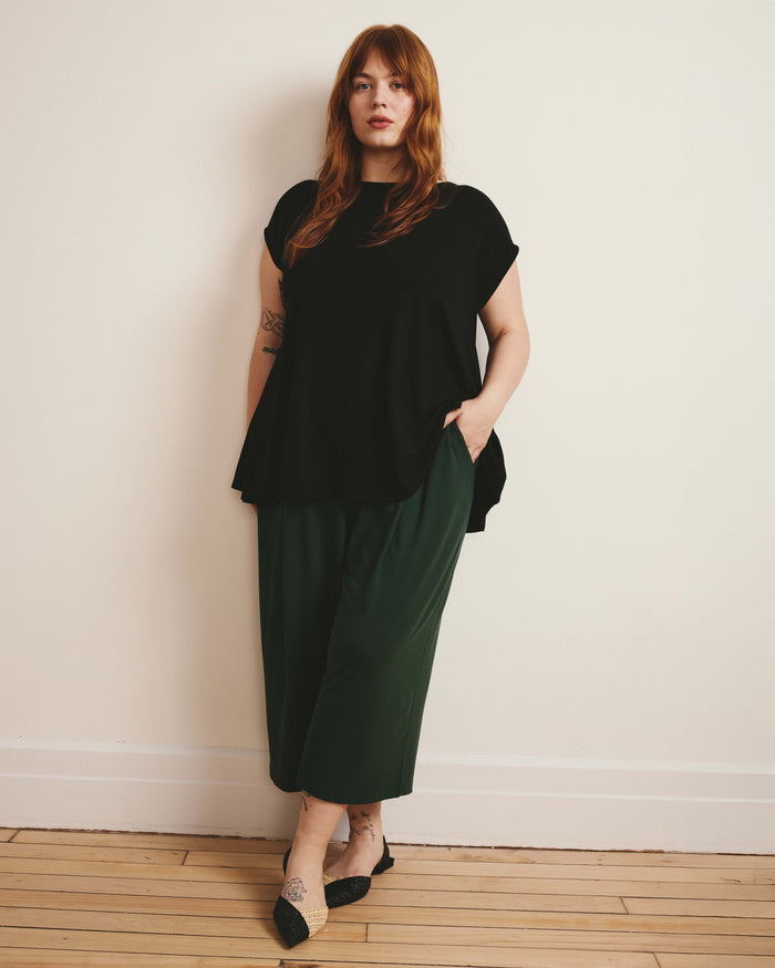 Lotti Jersey Culottes - Conifer | Plus Size & Straight Size Women's Fashion | Universal Standard