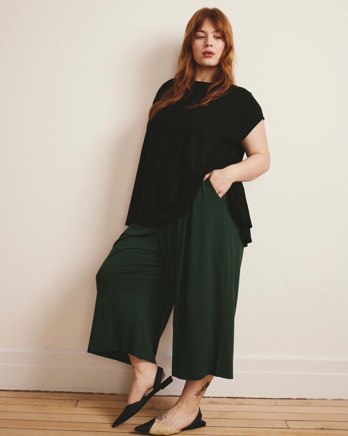 Lotti Jersey Culottes - Conifer | Plus Size & Straight Size Women's Fashion | Universal Standard