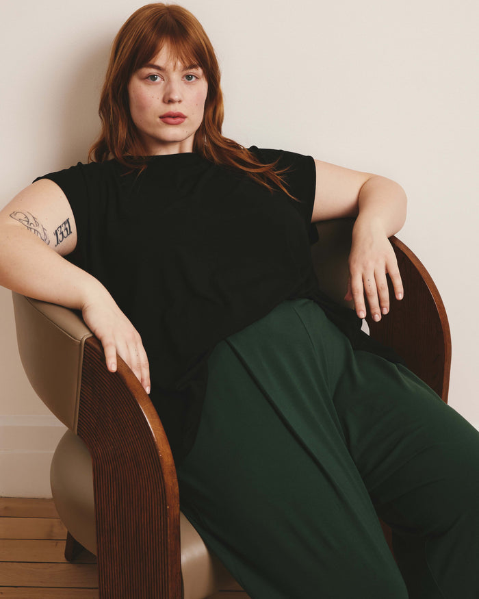 Lotti Jersey Culottes - Conifer | Plus Size & Straight Size Women's Fashion | Universal Standard