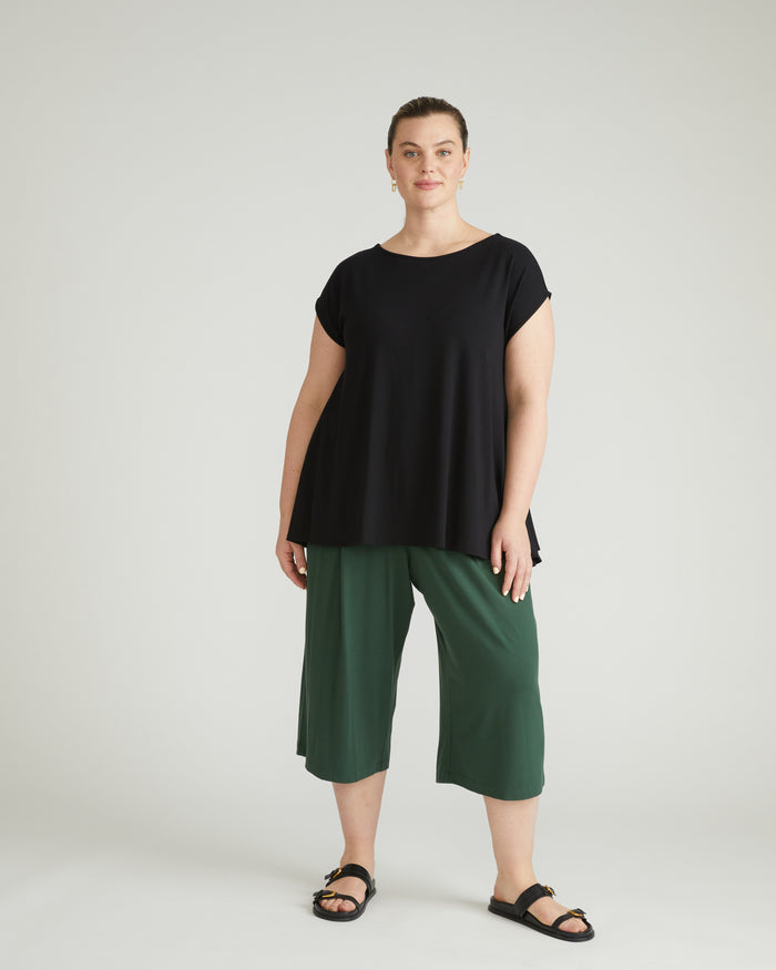 Lotti Jersey Culottes - Conifer | Plus Size & Straight Size Women's Fashion | Universal Standard