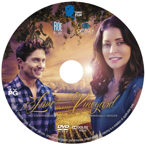 LOVE IN THE VINEYARD DVD MOVIE 2016 Emmanuelle Vaugier & Matthew MacCaull