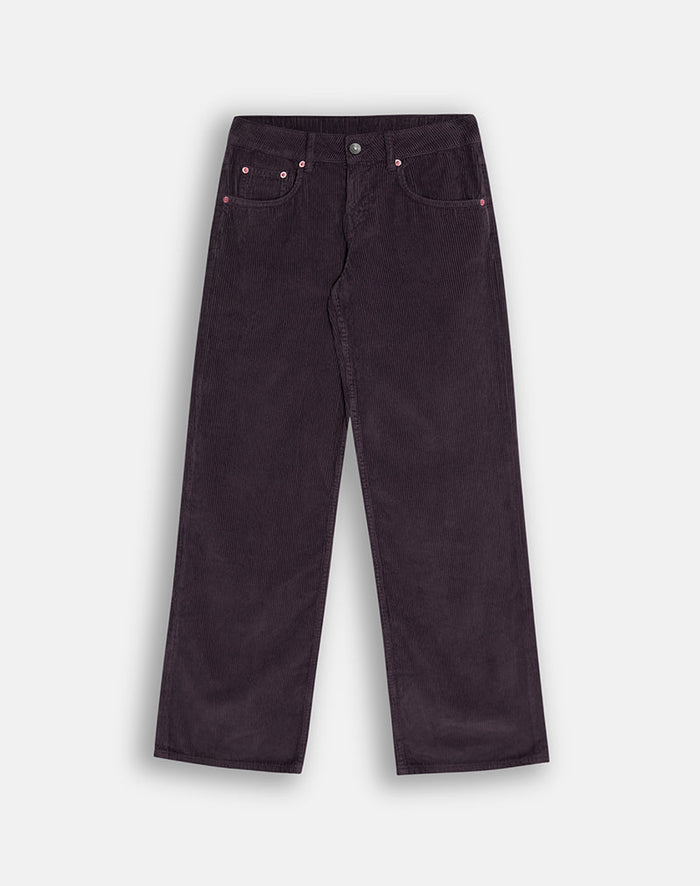 Image of Low Rise Parallel Trouser in Corduroy Shale
