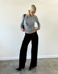Image of Low Rise Roomy Jeans in Rinse Black