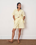 Luxe Cotton Gauze Beach Short - Pale Daffodil | Plus Size & Straight Size Women's Fashion | Universal Standard