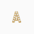Luxe Letter Diamond Initial Single Stud | Plus Size & Straight Size Women's Fashion | Universal Standard