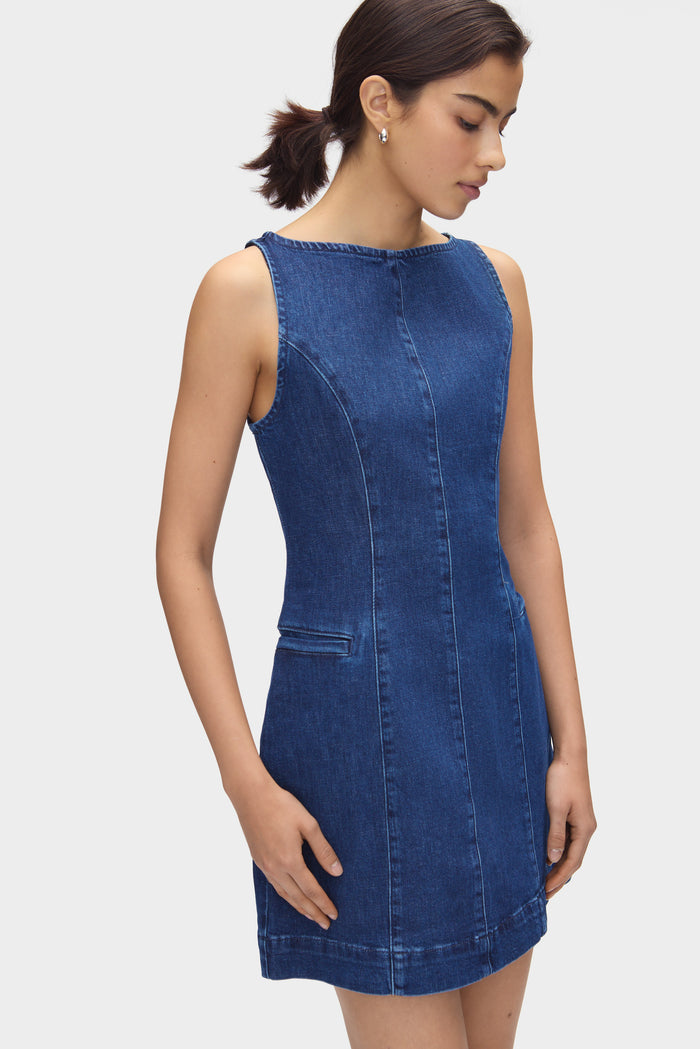 Lyra Mini Denim Dress