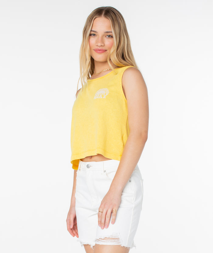Made of Sunshine Wildflower Tank - Mimosa Made Of Sunshine - Roxy