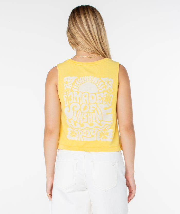 Made of Sunshine Wildflower Tank - Mimosa Made Of Sunshine - Roxy