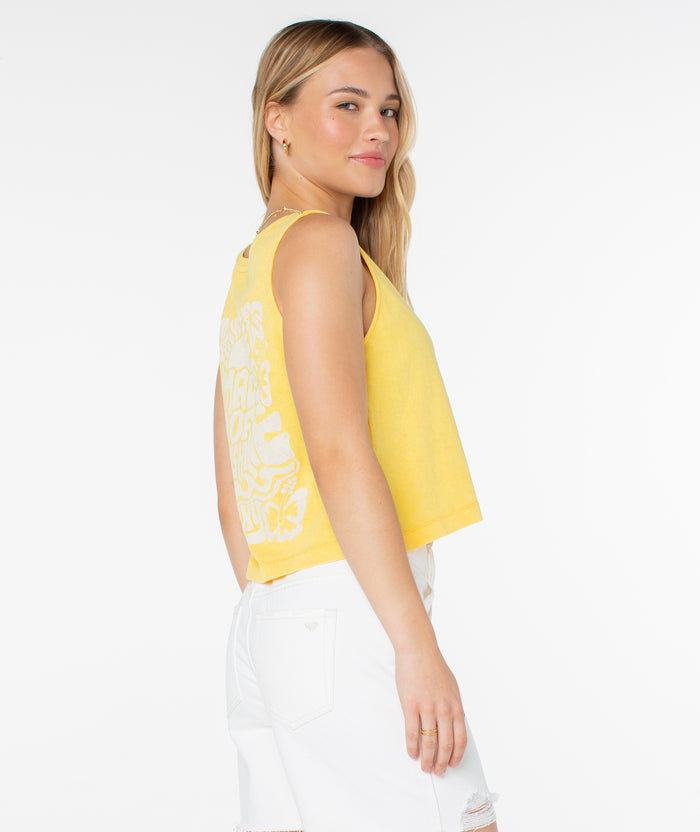 Made of Sunshine Wildflower Tank - Mimosa Made Of Sunshine - Roxy
