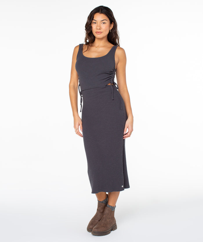 Maru Midi Dress - Phantom - Roxy