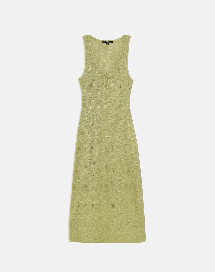 Image of Masela Maxi Dress in Sequin Knit Green