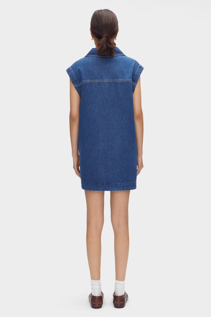 Matt Mini Denim Dress