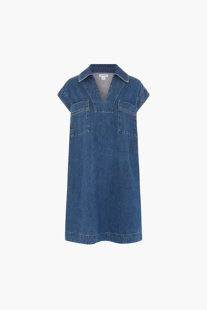Matt Mini Denim Dress