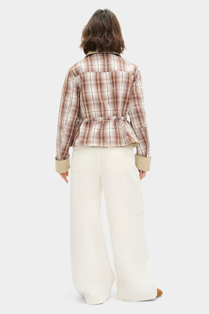 Mavis Reversible Check Jacket