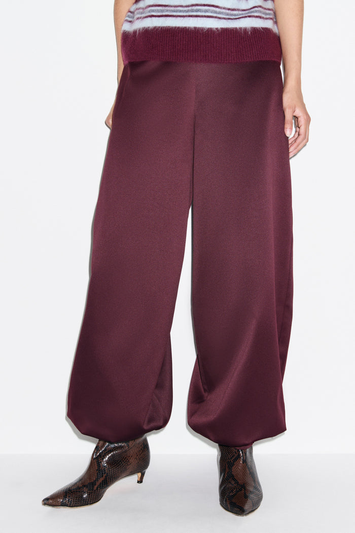 Meryl Satin Balloon Trousers