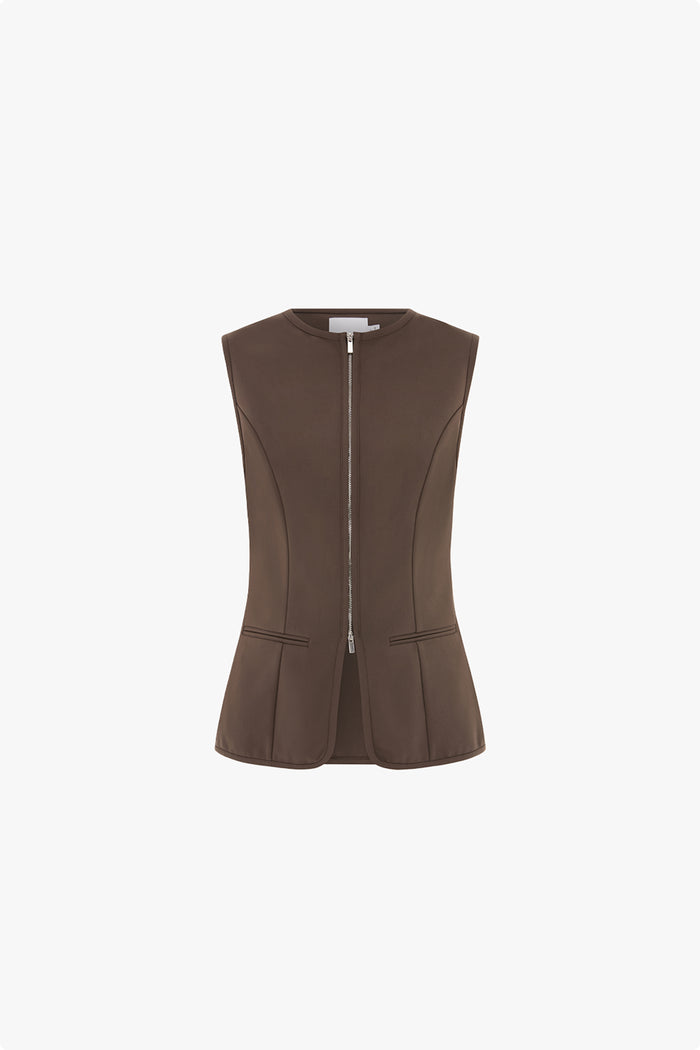 Miguel Ponte Zip Waistcoat