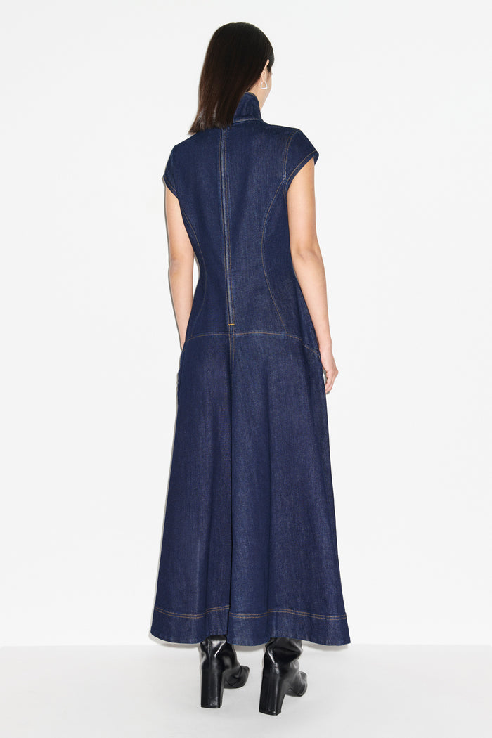 Monroe Denim Maxi Dress