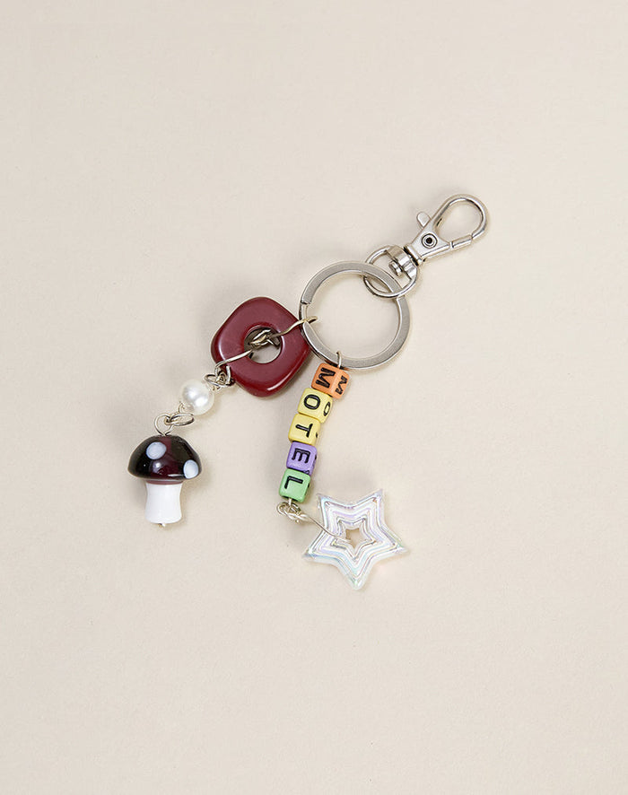Image of Mushroom Gem Keychain