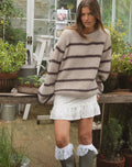 Image of Namirta Jumper in Mono Stripe Oat