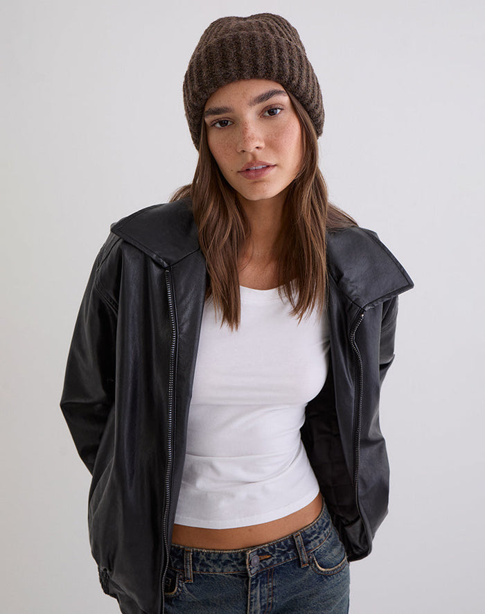 Image of Nivo Beanie in Brown