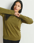 Noomi Cold Shoulder Sweater - Capulet Olive | Plus Size & Straight Size Women's Fashion | Universal Standard