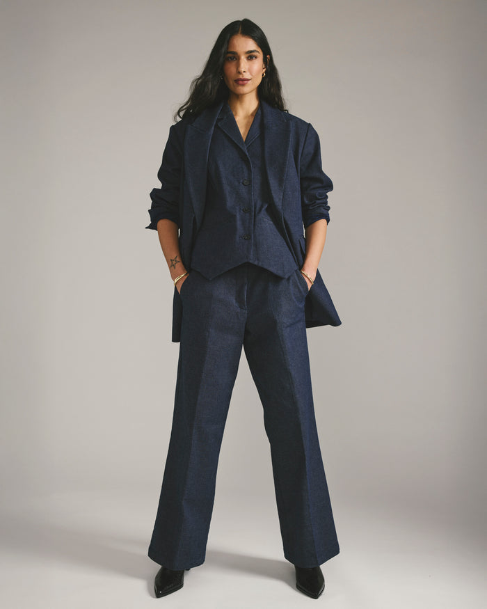 Nova Denim Look Pants - Dark Indigo | Plus Size & Straight Size Women's Fashion | Universal Standard