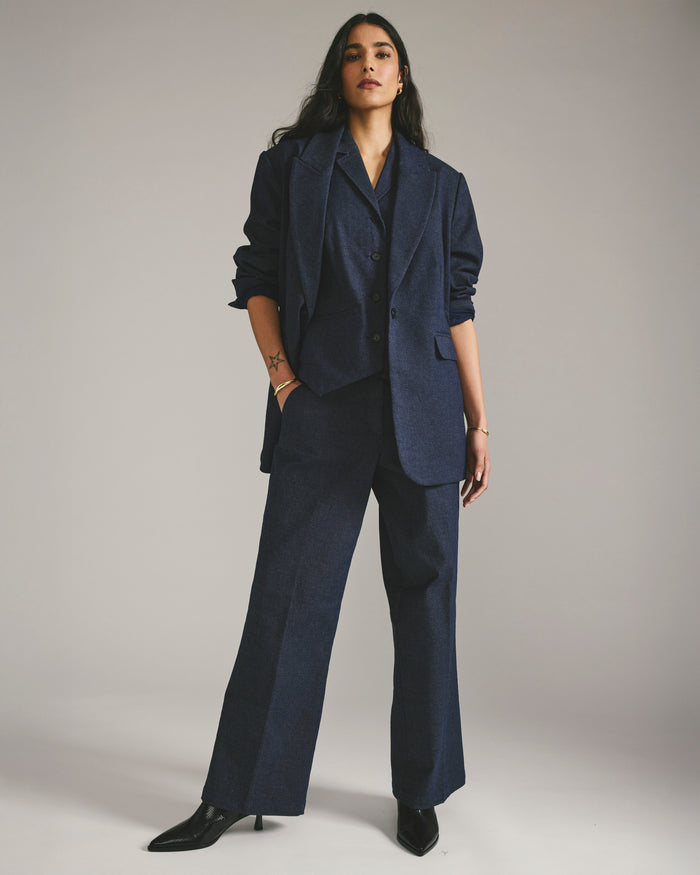 Nova Denim Look Pants - Dark Indigo | Plus Size & Straight Size Women's Fashion | Universal Standard