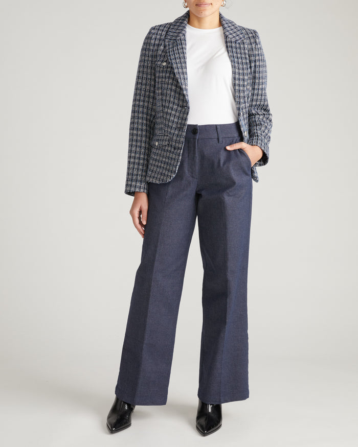 Nova Denim Look Pants - Dark Indigo | Plus Size & Straight Size Women's Fashion | Universal Standard
