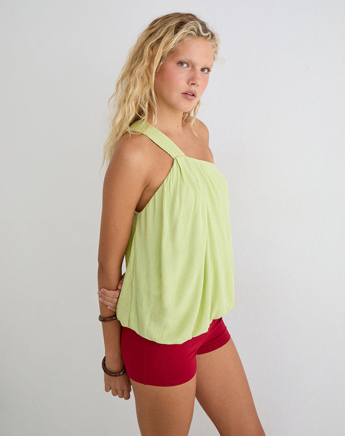 Image of Nox Top in Crinkle Pistachio