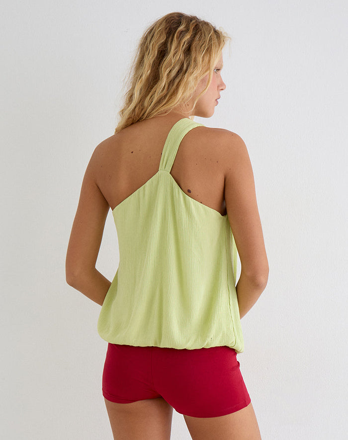 Image of Nox Top in Crinkle Pistachio