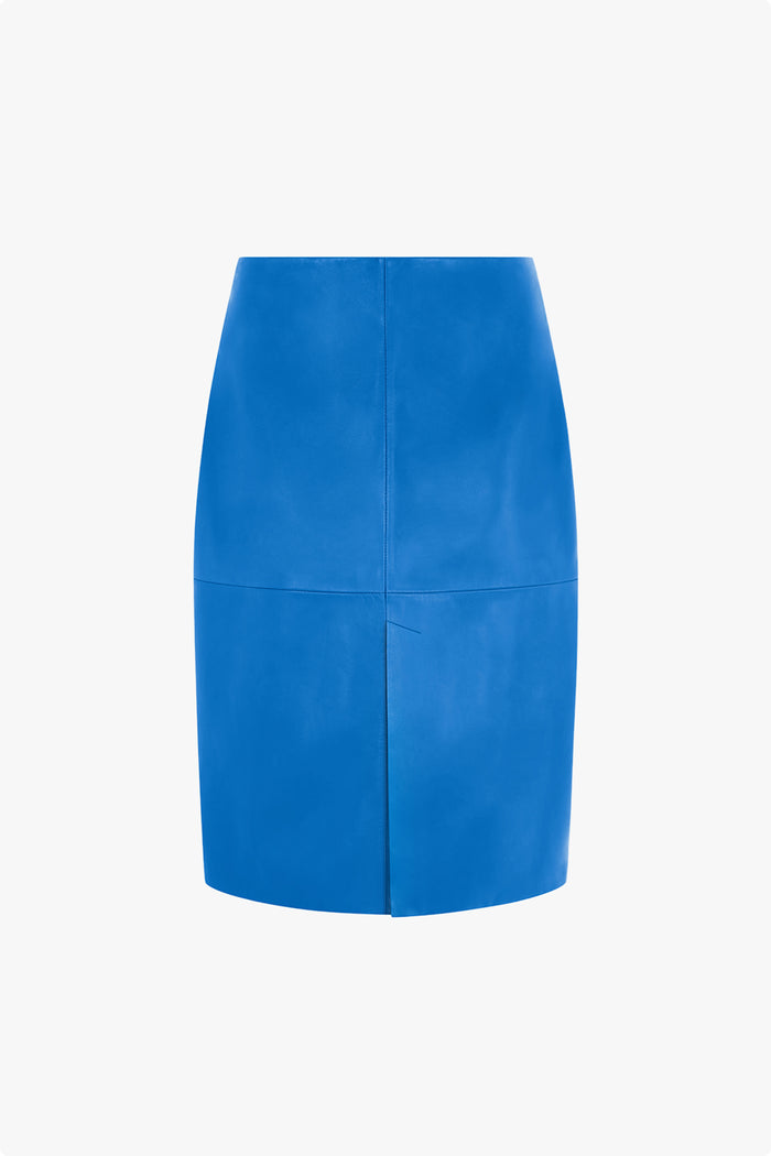 Olwen Leather Midi Skirt