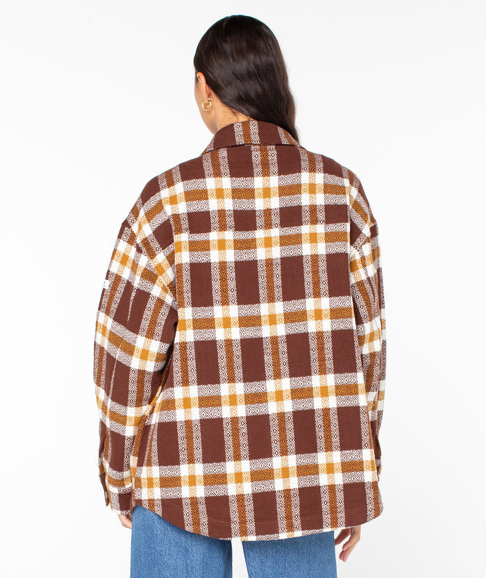 Overlander Jacket - Tiramisu Playa Plaid - Roxy