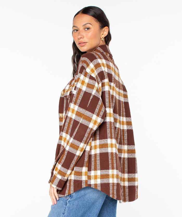 Overlander Jacket - Tiramisu Playa Plaid - Roxy