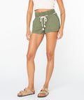 Paddle On Short - Four Leaf Clover Solid - Roxy