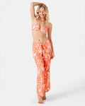 Palm Haze Tie Front Cover Up Pant - Roxy