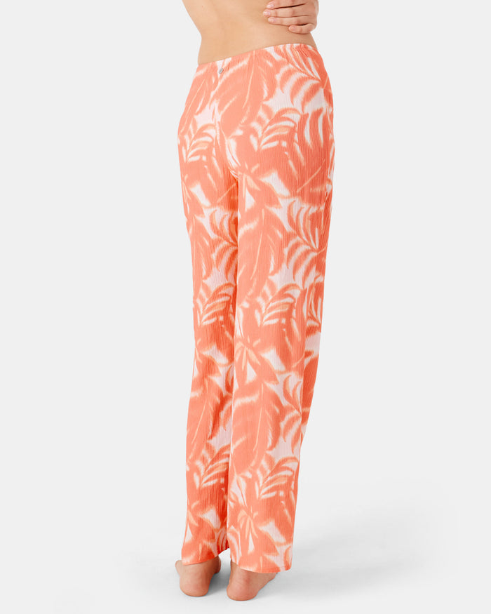 Palm Haze Tie Front Cover Up Pant - Roxy