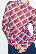 Phoenix High Neck Mesh Top