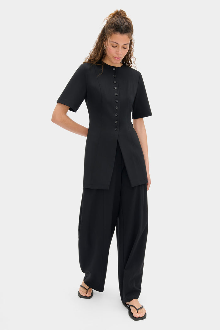 Poppy Ponte Tunic Top
