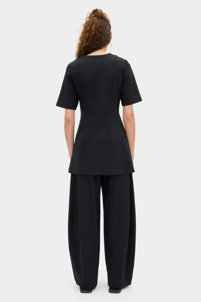 Poppy Ponte Tunic Top