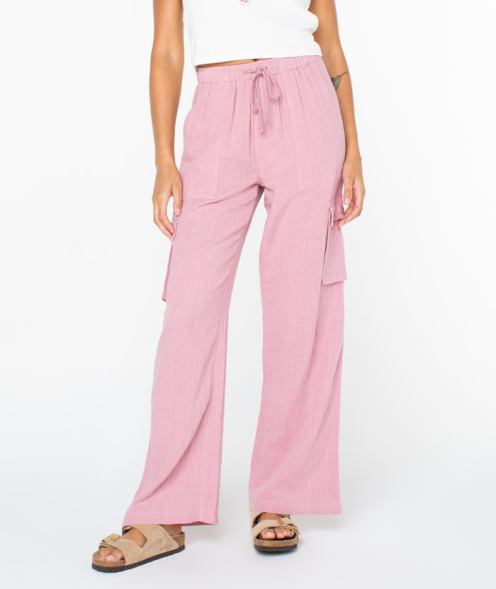 Precious Cargo Pant - Lilas Solid - Roxy