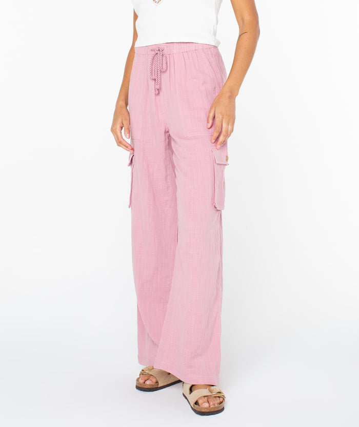 Precious Cargo Pant - Lilas Solid - Roxy