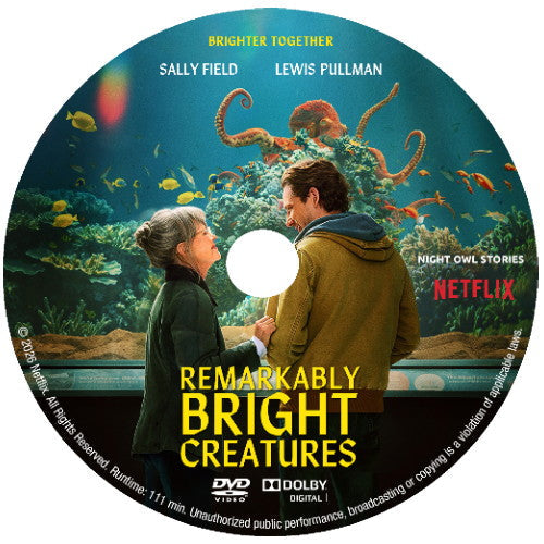 REMARKABLY BRIGHT CREATURES DVD MOVIE 2026